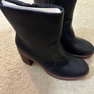Target Black Heeled Boots